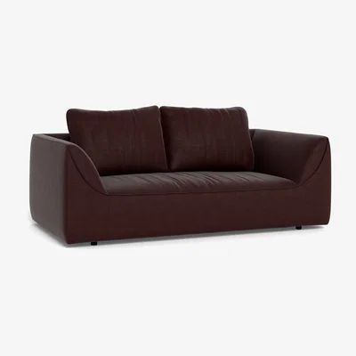 Heal's Heal's Morven 2 Seater Sofa Smart Luxe Velvet Acorn