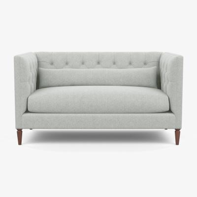 Heal's Heal's Balmoral 2 Seater Sofa Melton Wool Limestone Walnu - Heal's UK Furniture