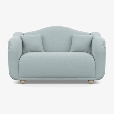 Heal's Heal's Tetbury 2 Seater Sofa Brushed Cotton Mist Natural Beech Feet