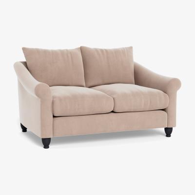 Heal's Heal's Devon 2 Seater Smart Velvet Pebble Natural Ash Feet - Heal's UK Furniture