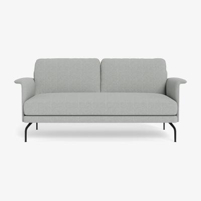 Heal's Heal's Iver 2 Seater Sofa Melton Wool Limestone Black Feet