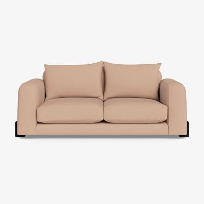 Heal's Heal's Nuvola 2 Seater Sofa Capelo Linen-Cotton Rosedale Black Feet
