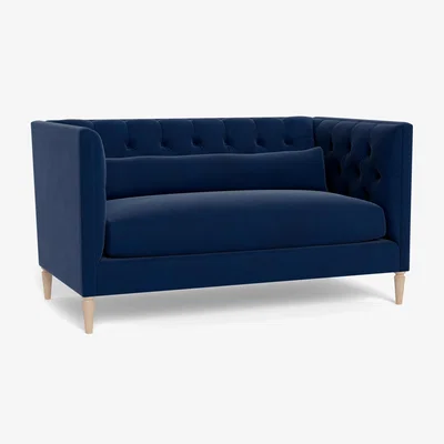 Heal's Heal's Balmoral 2 Seater Sofa Boucle Fern Natural Oak Feet