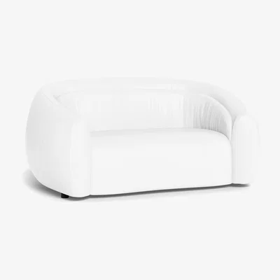 Heal's Heal's Flora 2 Seater Sofa Linea Leather White