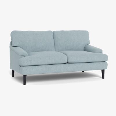 Heal's Heal's Stanton 2 Seater Sofa Smart Linen Mix Duck Egg Natural Feet
