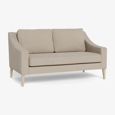 Heal's Heal's Richmond 2 Seater Sofa Broad Weave Putty Natural - Heal's UK Furniture