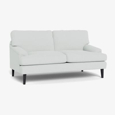 Heal's Heal's Stanton 2 Seater Sofa Broad Weave Tin Black Feet