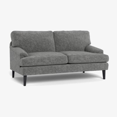 Heal's Heal's Stanton 2 Seater Sofa Melton Wool Shale Black Feet