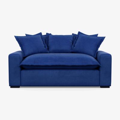 Heal's Heal's Brompton 2 Seater Sofa Capelo LinenCotton Sea  Shanty Walnut Stain Feet - Heal's UK Furniture