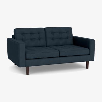 Heal's Heal's Hepburn 2 Seater Siena Cotton Deep Sea Walnut - Heal's UK Furniture