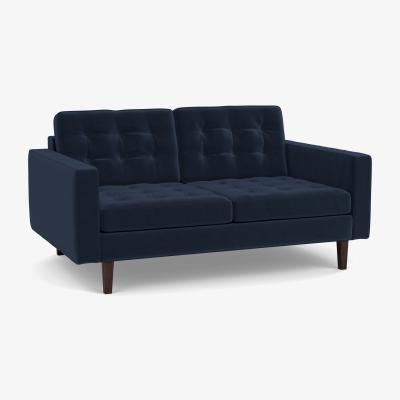 Heal's Heal's Hepburn 2 Seater Liena Leather White 634 Walnut - Heal's UK Furniture