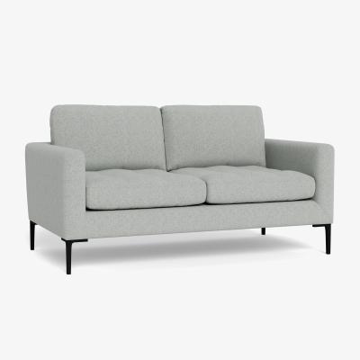 Heal's Heal's Eton 2 Seater Sofa Melton Wool Limestone Brass Feet - Heal's UK Furniture