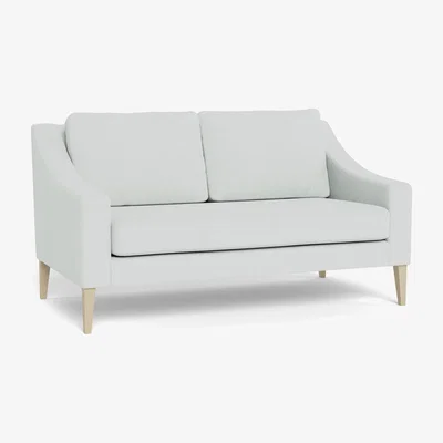 Heal's Heal's Richmond 2 Seater Sofa Smart Velvet Sea foam BLACK - Heal's UK Furniture