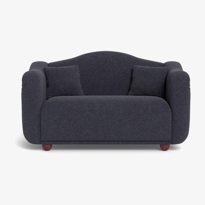 Heal's Heal's Tetbury 2 Seater Sofa Texture Soot Walnut Stained Beech Feet