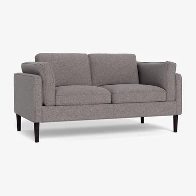 Heal's Heal's Sonno 2 Seater Loop Boucle Granite Natural Feet - Heal's UK Furniture