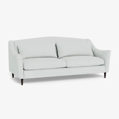 Heal's Heal's Somerset 4 Seater Sofa Broad Weave Tin Dark Stain - Heal's UK Furniture