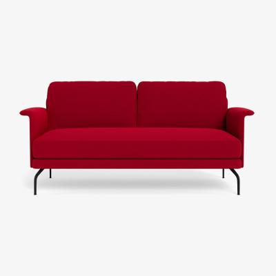 Heal's Heal's Iver 2 Seater Sofa Melton Wool Red Oxide Black Feet