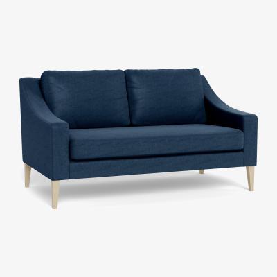 Heal's Heal's Richmond 2 Seater Sofa Capelo LinenCotton Inkspot Natural Feet - Heal's UK Furniture