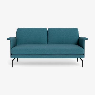 Heal's Heal's Iver 2 Seater Sofa Brushed Cotton Cadet Black Feet
