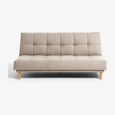 John Lewis John Lewis Linear Medium 2 Seater Sofa Bed, Light Leg
