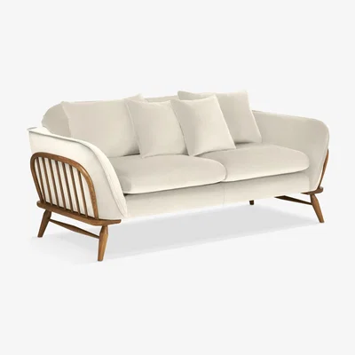 John Lewis ercol for John Lewis Hexton Medium 2 Seater Sofa, Light Leg