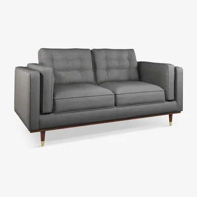 John Lewis John Lewis + Swoon Lyon Medium 2 Seater Sofa, Dark Leg