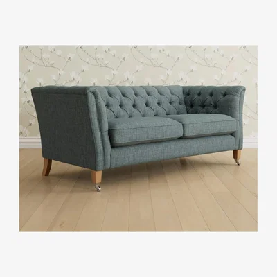 John Lewis Laura Ashley Chatsworth Medium 2 Seater Sofa, Oak Leg