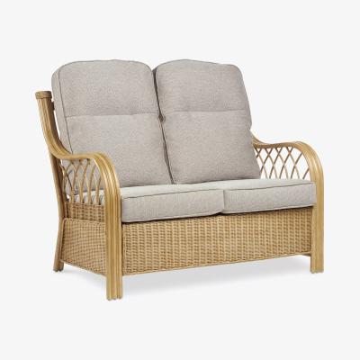 John Lewis Desser Viola Rattan 2-Seater Sofa, Natural