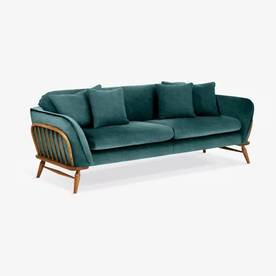 John Lewis ercol for John Lewis Hexton Large 2 Seater Sofa, Vintage Ash Leg