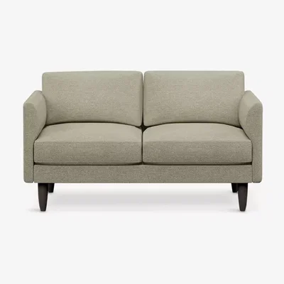 John Lewis Hutch Rise Curve Arm Small 2 Seater Sofa, Dark Leg