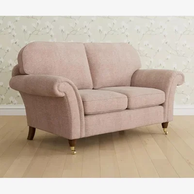 John Lewis Laura Ashley Mortimer Small 2 Seater Sofa, Teak Leg