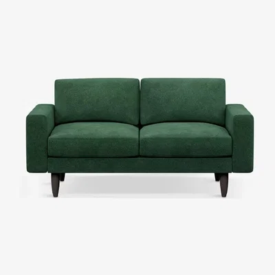 John Lewis Hutch Rise Block Arm Small 2 Seater Sofa, Dark Leg