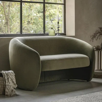 Knees Jalisco 2 Seater Sofa - Moss Green