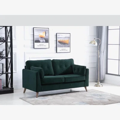 Knees Zia Fabric 2 Seater - Green