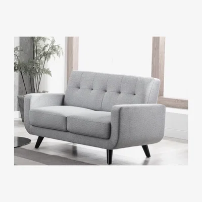 Knees Tilly Fabric 2 Seater Light - Grey