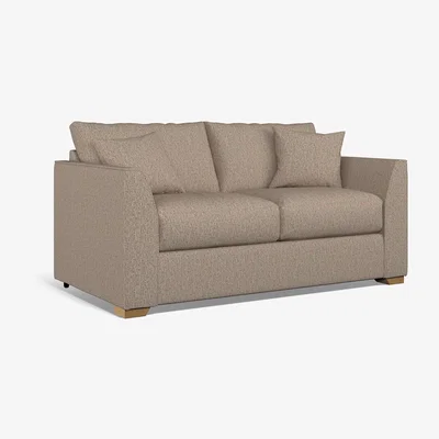 La Redoute Maya Woven 2 Seater Sofa With Mid Oak Wood Legs