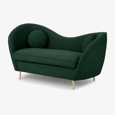 Made.com Kooper 2 Seater Sofa, Forest Green Weave