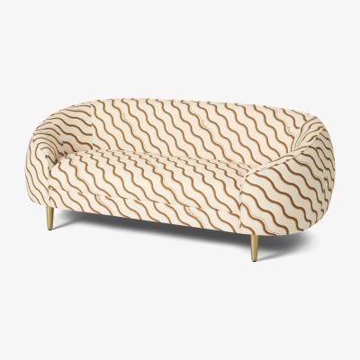 Made.com Poodle & Blonde Trudy 2 Seater Sofa, Bellisima Tope Printed Fabric