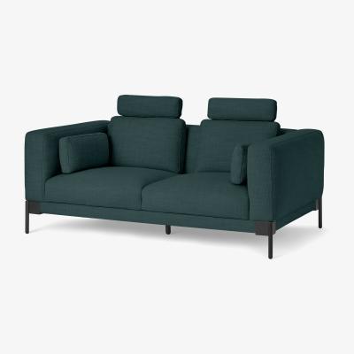 Made.com Daxton 2 Seater Sofa, Juniper Blue Weave