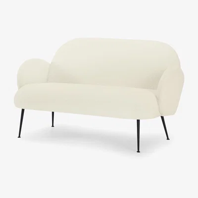 Made.com Bonnie 2 Seater Sofa, Whitewash Boucle
