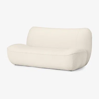 Made.com Sete 2 Seater Sofa, Whitewash Boucle