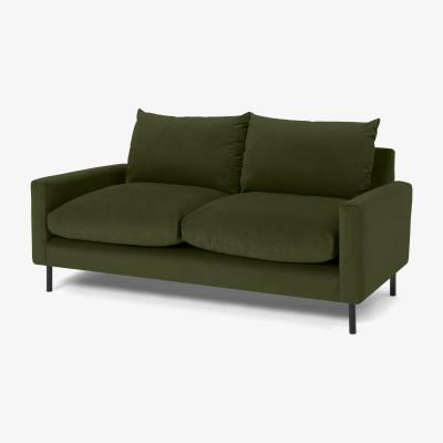 Made.com Russo 2 Seater Sofa, Moss Recycled Velvet