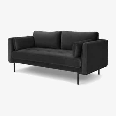 Made.com Harlow, Large 2 Seater Sofa, Mourne Grey Velvet