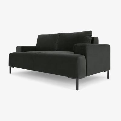 Made.com Frederik 2 Seater Sofa, Mourne Grey Velvet