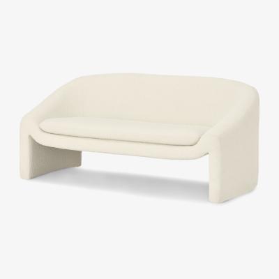 Made.com Shona 2 Seater Sofa, Whitewash Boucle