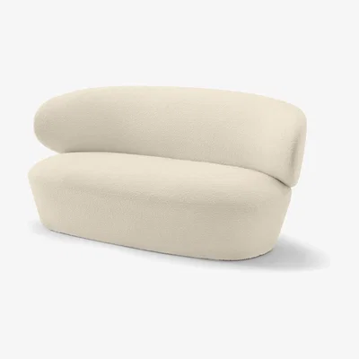 Made.com Amrita 2 Seater Sofa, Whitewash Boucle