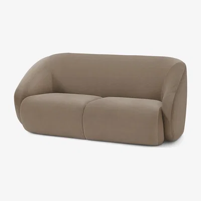 Made.com Blanca 2 Seater Sofa, Mink Velvet