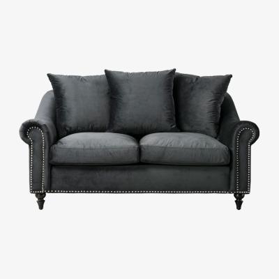 My Furniture Portman Two Seat Sofa - Black
