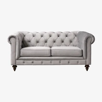 My Furniture Monty Two Seat Sofa - Dove Grey