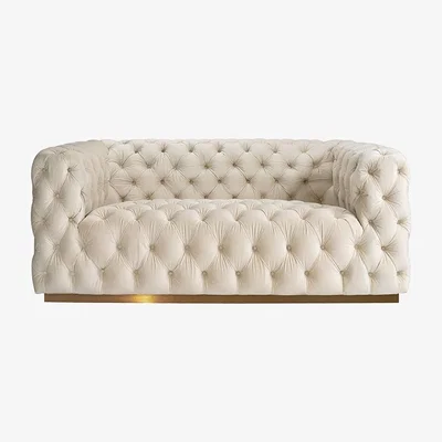 My Furniture Frankfurt Two Seat Sofa - Chalk